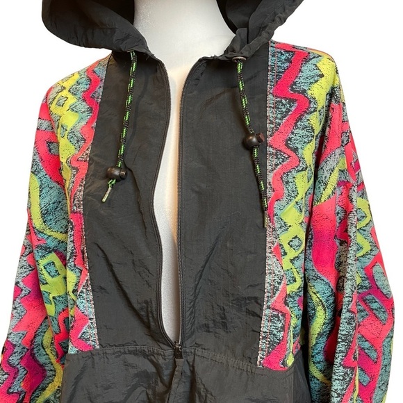 Ocean Equipment L Vintage 80s Half Zip WindBreaker - Picture 2 of 7